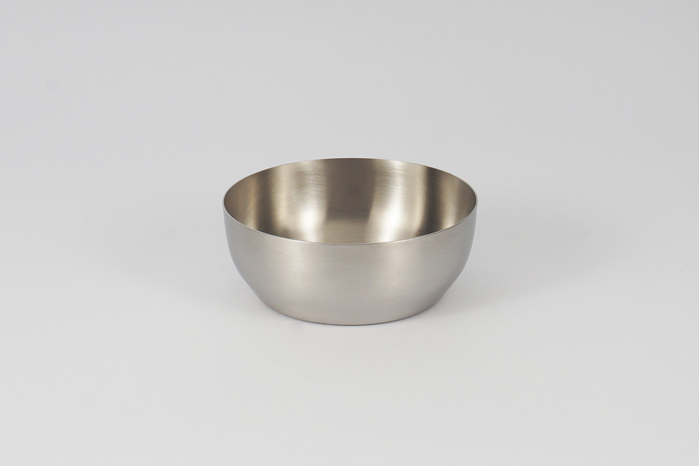 KAP - Curved bowl stainless steel