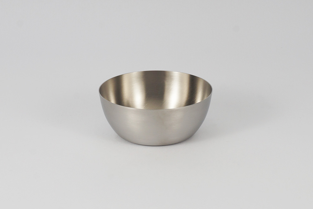 KAP - Curved bowl stainless steel