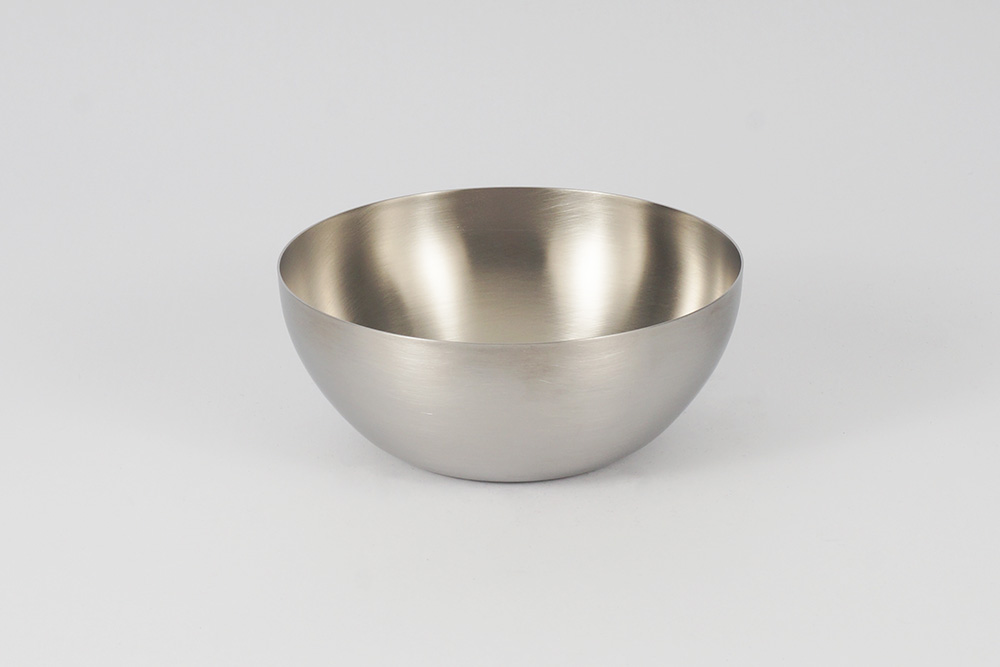 KAP- Curved dessert Bowl Stainless Steel