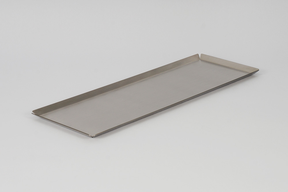 KAP-Rectangular conical stainless steel plate with open corners