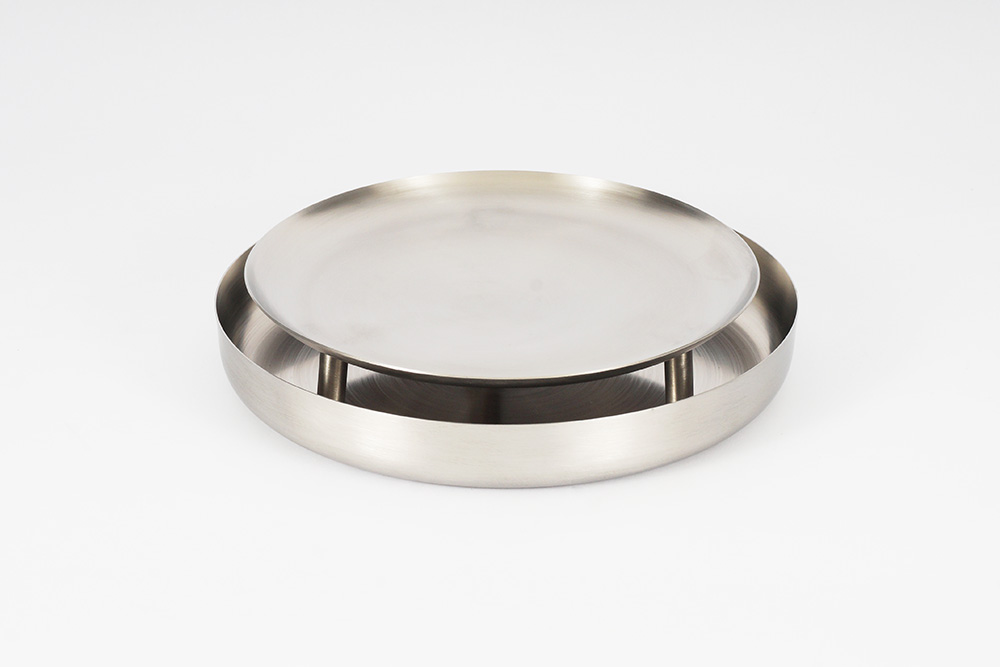 KAP - Curved Round Presentation Plate With Ice Stand