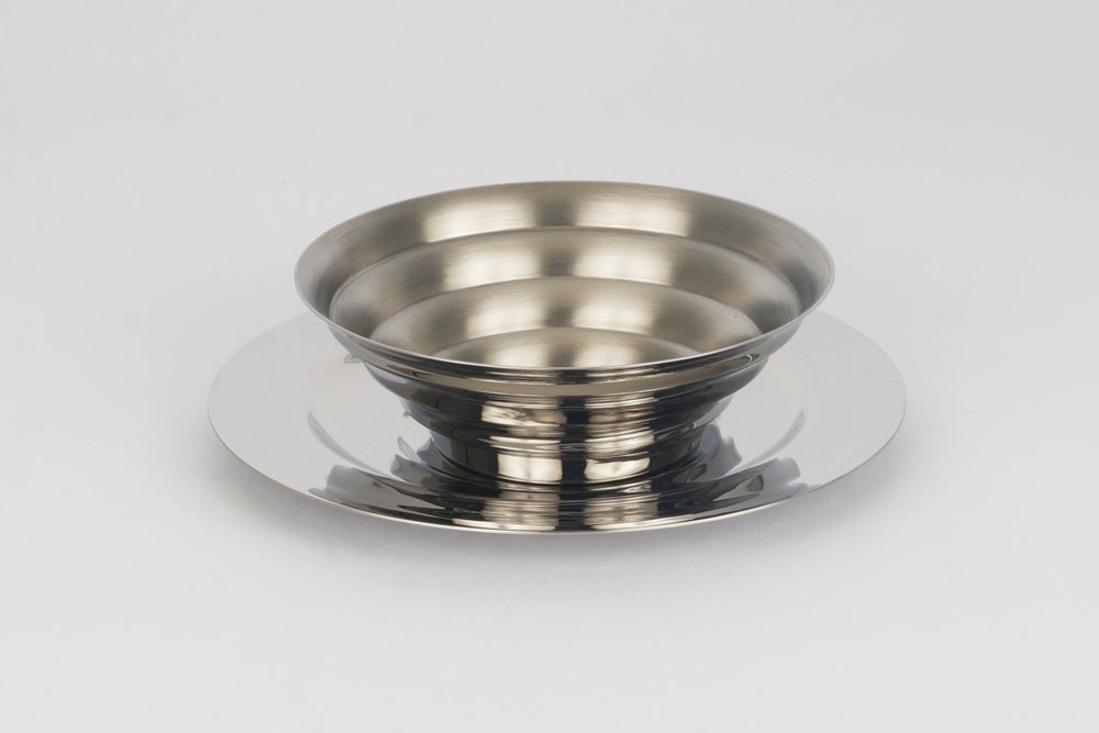 Beehive Conical Bowl X Cm Brushed Stainless Steel Kap Creations